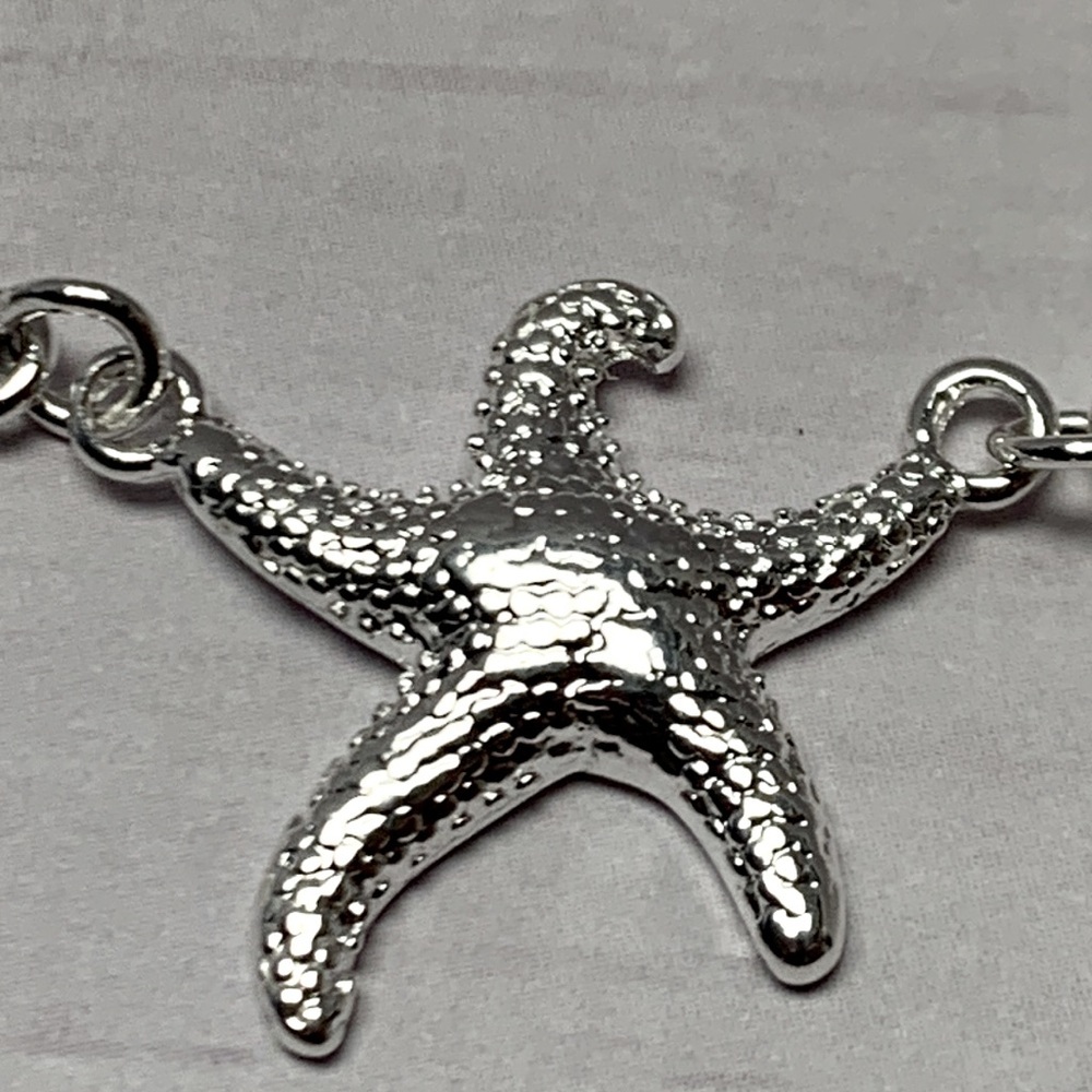 Sterling Silver Starfish Bracelet NEW! - Picture 4 of 5